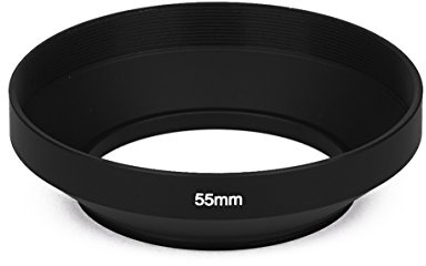 Weitwinkel 55mm Gegenlichtblende Sonnenblende Universal Streulichtblende 55 mm
