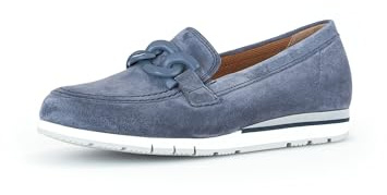 Gabor Damen Slipper, Frauen Slip On,Wechselfußbett,Moderate Mehrweite (G),Slip-ons,Mokassins,Halbschuhe,Slides,Jeans (Uni),40.5 EU / 7 UK