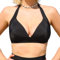MYLILY Top Bikini Grosse Poitrine | Gros Bonnets | Haut de Maillot de Bain Dos Nu Femme Noir l Push Up (M)