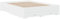 vidaXL Bettgestell, Bett mit Schubladen, Bettrahmen mit Sperrholzlatten, Doppelbett für Schlafzimmer, Schubladenbett, Weiß 120x200cm Holzwerkstoff
