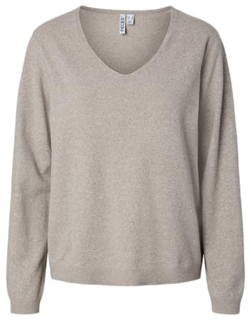 Pieces Damen Pcbree Ls V-Neck Knit Noos Bc Pcbree Ls V-Neck Knit Noos Bc (1er Pack)