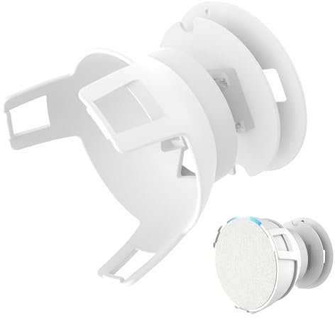 CAIYLAI Compatible avec Echo Pop | Support mural | Gestion des cordons | Accessoires peu encombrants | Support de haut-parleur intelligent sans son étouffé (blanc)