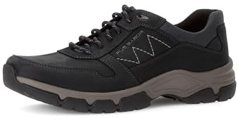 Pius Gabor Herren Sneaker Low, Männer Schnürschuhe,Wechselfußbett,Schnuerer,straßenschuhe,Strassenschuhe,Schnuerung,Midnight,43 EU / 9 UK