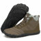 Mishansha Scarpe Invernali Barefoot Uomo Donna Stivali Neve Comode Caldo Stivaletti Inverno Antiscivolo Flessibile Scarponcini con Imbottitura Calda, Marrone Scuro 41EU