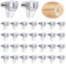 30 Stück Bodenträger 5 mm Bohrloch Fach-Bodenträger Transparent Kunststoff mit Stahlstift Regalbodenträger für Holztrennwände Glastrennwand Bücherregal Regale Schrank