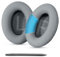 YunYiYi QC35 - Cuscinetti auricolari compatibili con cuffie Bose QuietComfort 35 II QC35 QC25 in pelle proteica (grigio)