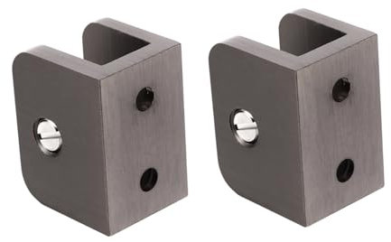 WHAMVOX 2stücke Glasregal Halterung Glasclip Für Badezimmer Duschregal Installieren Bohren Robust Und Langlebig Geeignet Für Verschiedene Anwendungen