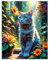 Katze Diamond Painting Erwachsene süße Katze Diamant Painting Full DIY Diamant Kunst Malerei Stickerei Set Home Wand Dekor 30x40cm