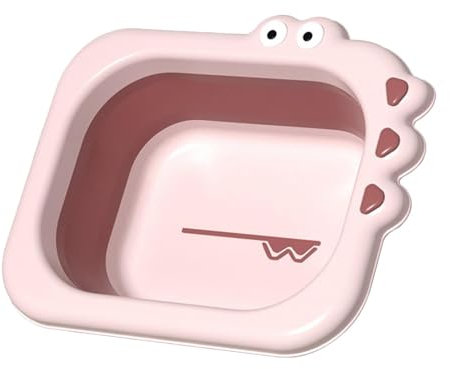 Faltbare Waschschüssel für Neugeborene, 2,5 l, zum Waschen von Gesicht und Füßen, Cartoon-Badewanne, zusammenklappbare Waschschüssel, Waschschüssel, Gesichtswaschbecken von Nouv