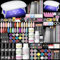 COSCELIA Kit per unghie acriliche completo di lampada per unghie, 21 colori acrilici per unghie, 6 pezzi, smalto semi-permanente, 30 ml, monomero, unghie acriliche, estensione kit per principianti