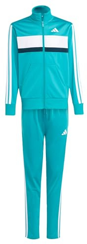 adidas Unisex Kids Seasonal Essentials Tiberio 3-Streifen Tricot Kids Trainingsanzug