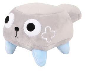 Benolls Dandy's World Plush - 10'' Pebble Plush Toy, Pillow Home Stuffed Doll for Kids and Adults, Halloween Christmas Birthday Choice for Boys Girls(Pebble)