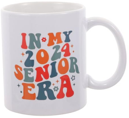 CRAFTHROU taza de graduación de graduación taza de agua de graduación taza de agua decorativa taza de agua estilo graduación taza de agua de la oficina taza de café de cerámica
