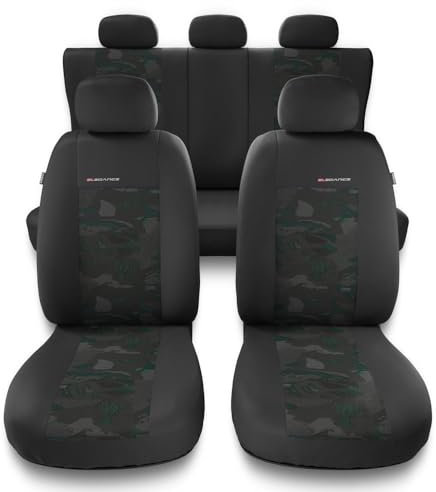 Mossa - Universal Sitzbezüge Auto kompatibel mit FIAT Panda II, III (2003- ) - Autositzbezüge Schonbezüge für Autositze - UNE-GR