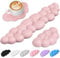 TECKNET Cloud Wrist Rest Set, Ergonomic Keyboard Wrist Rest and Mouse Pad with Wrist Support, Memory Foam & PU Leather, Cloud Arm Rest for Computer, Gaming, Office, Desk Hand Cushion