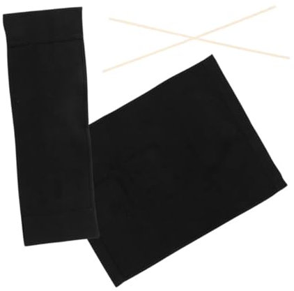 YARNOW Replacement Canvas Seat Cover for Director Chair Medium Black 52 * 16/48 * 38 Waterproof Folding Chair Repair Fabric for Outdoor Camping and Garden Use