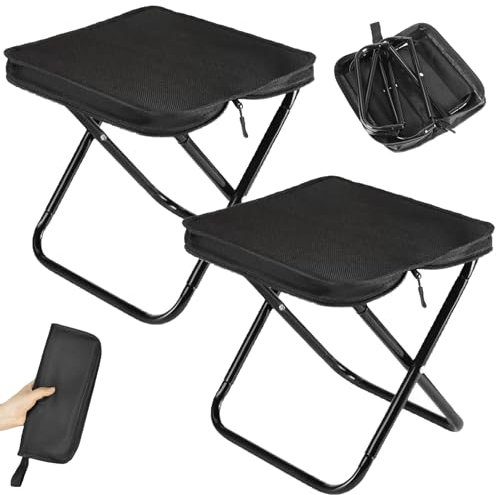 Chenboow Sedile Pieghevole Mini, Sgabello Portatile per Esterni, Campeggio, Spiaggia, Giardino