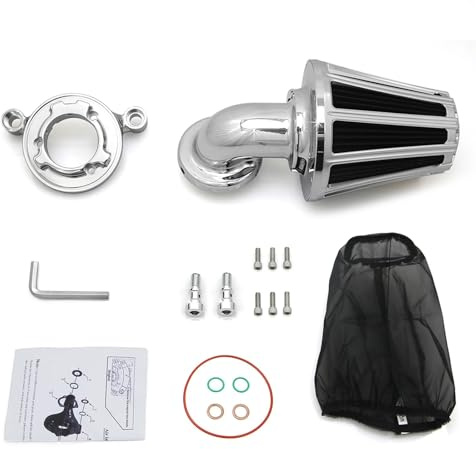 Filtri aria conici con calibro adatti per Harley XL883L SuperLow XL883N Iron 883 Forty Eight XL1200X 1991-2022(6)