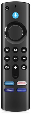 Telecomando Vocale Sostitutivo 3RD Gen per AMZ Smart TVs-St1ck 2nd Gen & 3rd Gen)/Lite,4K,4K Max,Per AMZ Smart TV Cube (2nd Gen & 3rd Gen) TVs