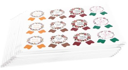 GALPADA 10 Selbstklebende Aufkleber für Lipgloss Tuben aus Pvc Leicht Abziehbar zum Selbermachen und Selbstgemacht für Kreative Lippenpflege