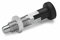 Ganter Normelemente GN 717-8-M16X1, 5-CK-NI - Edelstahl-Rastbolzen, Silber, 2 Stück