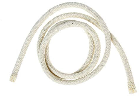 100% Cotton Round Wick for Oil Lamp Torch Spirit Paraffin Kerosene Lamp (Thickness: 10mm)