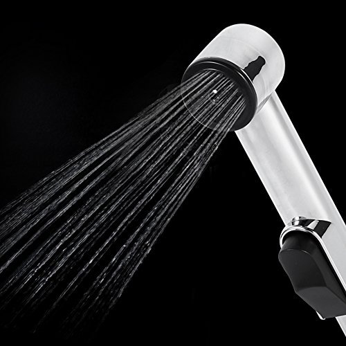 Duschkopf Duschbrause Handbrause Edelstahl Brausekopf aus ABS, verchromt, tragbar