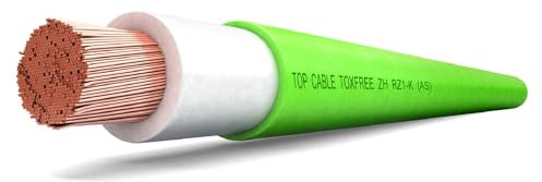 FAMATEL – Hilo libre de halógenos de 4mm en caja | 100m | Amarillo, Verde