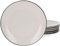 Van Well 6er Set Kuchenteller Campo creme | Ø 19.5 cm | 6 Personen | Dessertteller | Servierteller | Gastro | edles Keramik-Geschirr
