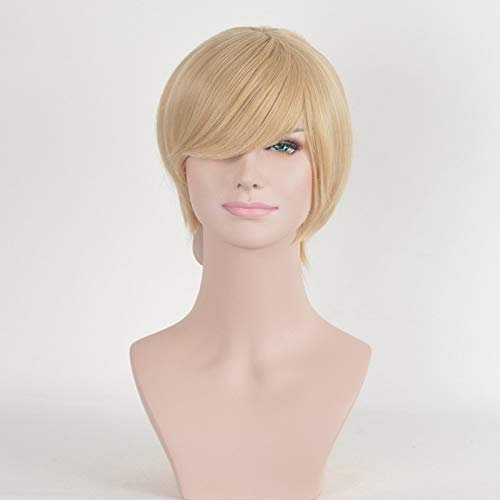 Anime One Piece Cosplay Perücke Sanji Hell Kurze Gerade Männer Gelb Kunsthaar Pelucas Halloween Party Kostüm Perücken Sy3247