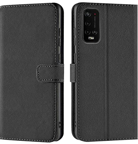 Verco custodia per Wiko Power U10, Wiko U20 Case per Wiko Power U10 / U20 Cover PU Pelle Portafoglio Protettiva, Nero