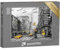 puzzleYOU: Puzzle 1000 Teile „Mann, Frau und gelbes Taxi: Ölgemälde mit Straßenansicht aus New York“ – aus der Puzzle-Kollektion New York, Kunst & Fantasy