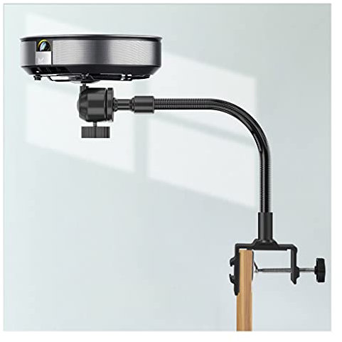 sararui Support Videoprojecteur Réglage du projecteur de cycle cygne à col multi-angle la rotation sans angle portable bureau 11.02, 13.77in