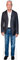 Franz Beckenbauer (Jeans) Pappaufsteller lebensgross