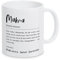 artboxONE Tasse Mama Definition Lexikon von Hafenkönigin - Kaffeetasse Menschen