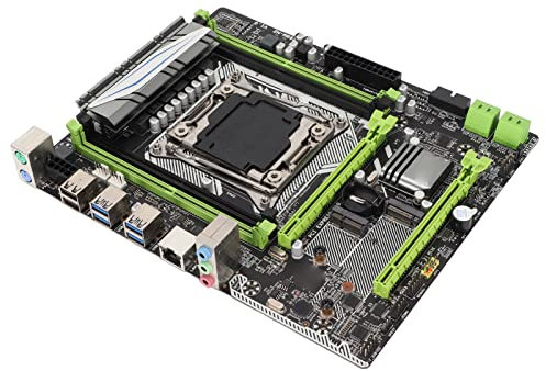 Mining Motherboard, DDR4 Zweikanalspeicher, Mehrere Schnittstellen, 5.1 Kanal, Lga20113 V3/V4 Unterstützung, PS/2 Maus und Tastaturschnittstelle, 128 GB RAM, Desktop Motherboard
