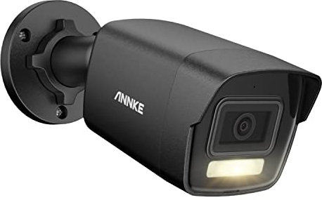ANNKE AC500 3K PoE Security Camera, Black Bullet CCTV IP Camera with Human and Vehicle Detection, Color Night Vision, IP67 Outdoor, Built-in Micro SD Card Slot
