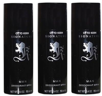 3 x OTTO KERN SIGNATURE MAN je Deo Spray 150 ml (450 ml)