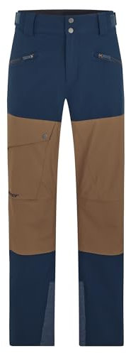Ziener Herren Tiffin Ski-Hose/Freeride | PFC frei Wolle wattiert, hale navy, 48