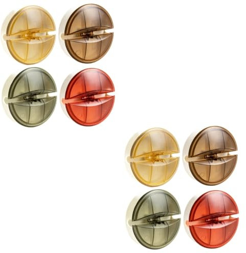 PartyKindom 8 Stück Schreibtisch-Kabel-Organizer Meilenstein-Aufkleber Ladekabel Usb-Kabel Turtle-Kabel-Organizer C-Ladekabel Einziehbares Kabel Gpu-Unterstützung Empfänger Computer