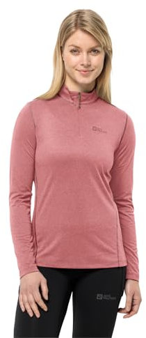 Jack Wolfskin Damen Sky Thermal Hz Wander-Shirt, Mineral Red, XS EU