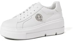 QUEEN HELENA Lässige Turnschuhe für Damen, leicht, Platform X29-15, X30 12 Weiß, 39 EU