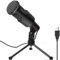 LOKUKA USB Microphone for PC, Podcast Condenser Omni Mic with Foldable Tripod for Streaming, Gaming, Recording, Chatting, Twitch, YouTube, Compatible with macOS, Windows, Desktop, Laptop