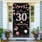 Deko 30. Geburtstag Banner Männer Frauen,30 Geburtstag Deko,Alles Gute zum Geburtstag Banner 30 Geburtstag,Lange Größe Roségold 30 Geburtstag Party Deko Für Frau und mann 185 × 90 cm