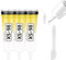 LFCFBH 60ML Waterproof Fabric Glue, Strong Craft Glue for All Fabrics, Leather, Doll Repair, Patches, PU(3 X 20ml)