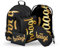 Baagl Schulrucksack Set Jungen Mädchen 5-Teilig, Schultasche ab 3. Klasse, Grundschule Ranzen mit Brustgurt, Ergonomischer Schulranzen (Skate Gold)