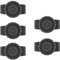 Ohewiiuk 5X Wireless Bluetooth PTT Walkie Talkie Control Button mit Verstellbarem Riemen für Zello IOS Android Smartphone