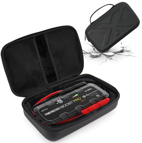 Gleegi EVA Protection Case Compatible with Compatible with NOCO Boost X GBX155: 4250A/Boost GB150: 3000A UltraSafe Jump Starter, Portable Carrying Case for Car Battery Booster