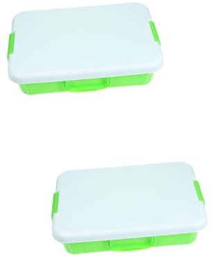 VICASKY 2 Piezas De Caja De Almacenamiento De Mesa De Arena Contenedor Sensorial Suministros para Fiestas En La Playa Juguetes Aire Bandeja Sensorial Bandeja De Arena