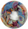 Van Der Rich ® - Loop Schal mit Muster Schlauchschal Halstuch - Damen (5-Blau)